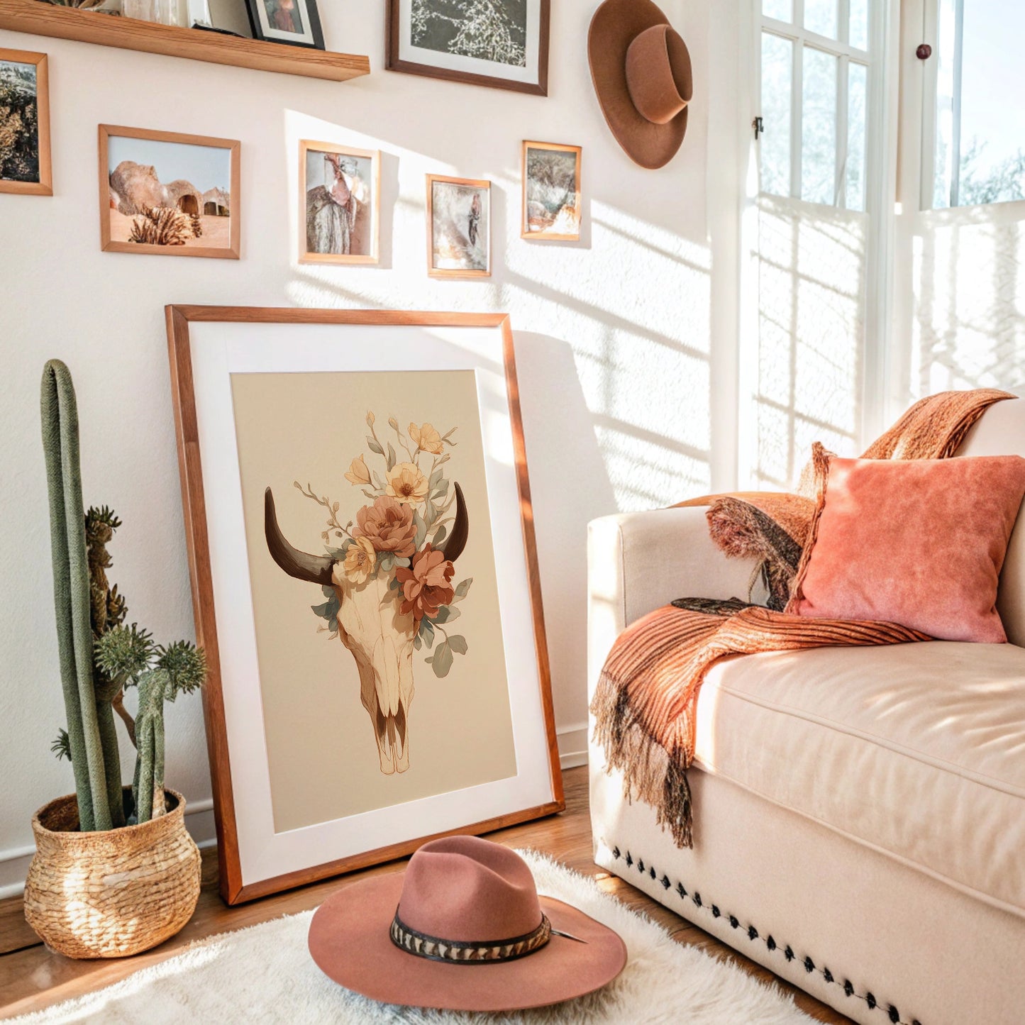 Desert Bloom Among Bleached Bones