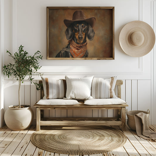 Dachshund Desperado Claims The West