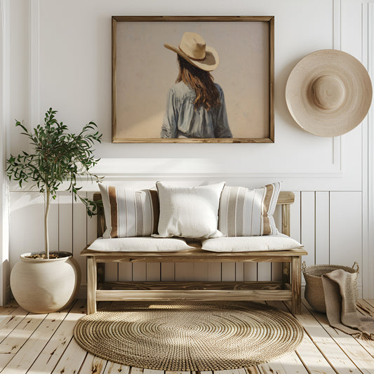 Western Solitude Painted in Cream