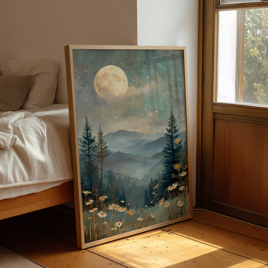 Celestial Lullaby Over Misty Valleys
