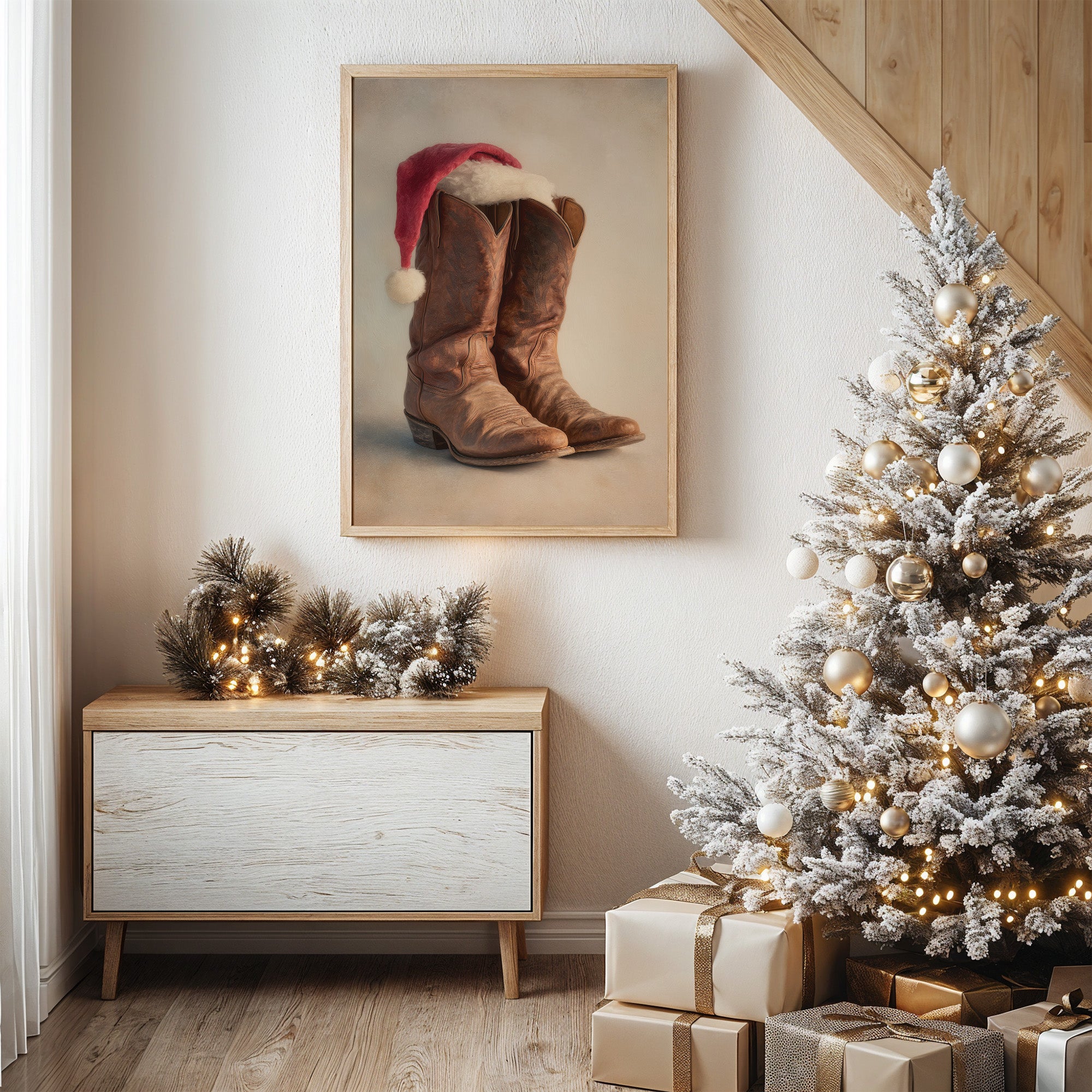 Western Holiday: Cowboy Boots Meet Christmas Spirit
