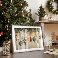 Evergreen Symphony of Vintage Ornaments