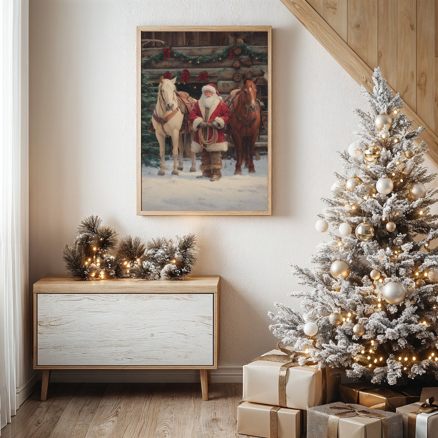 Frontier Christmas: Santa's Western Sleigh Team