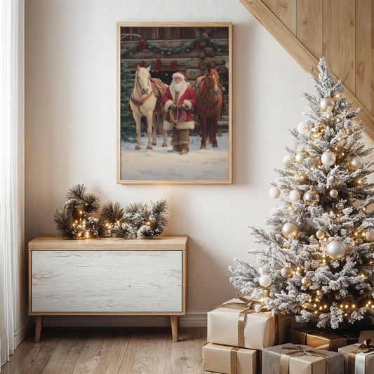 Frontier Christmas: Santa's Western Sleigh Team