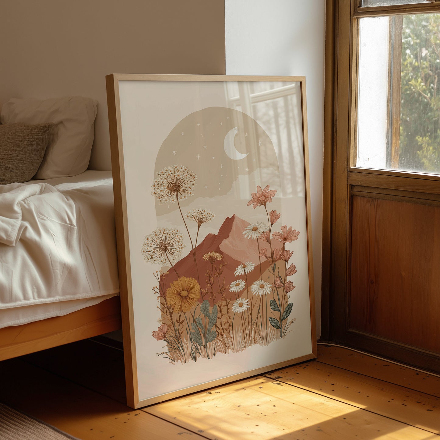 Moonlit Meadow's Terracotta Dreams