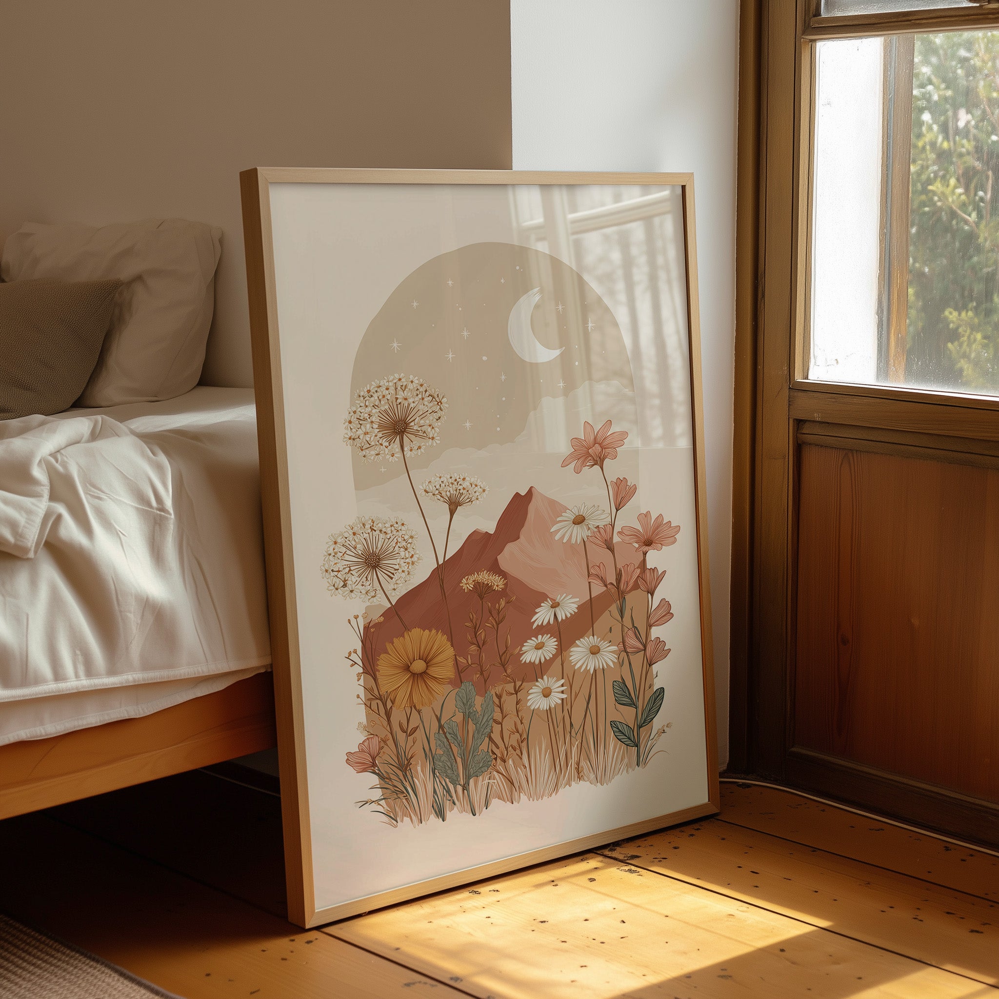 Moonlit Meadow's Terracotta Dreams
