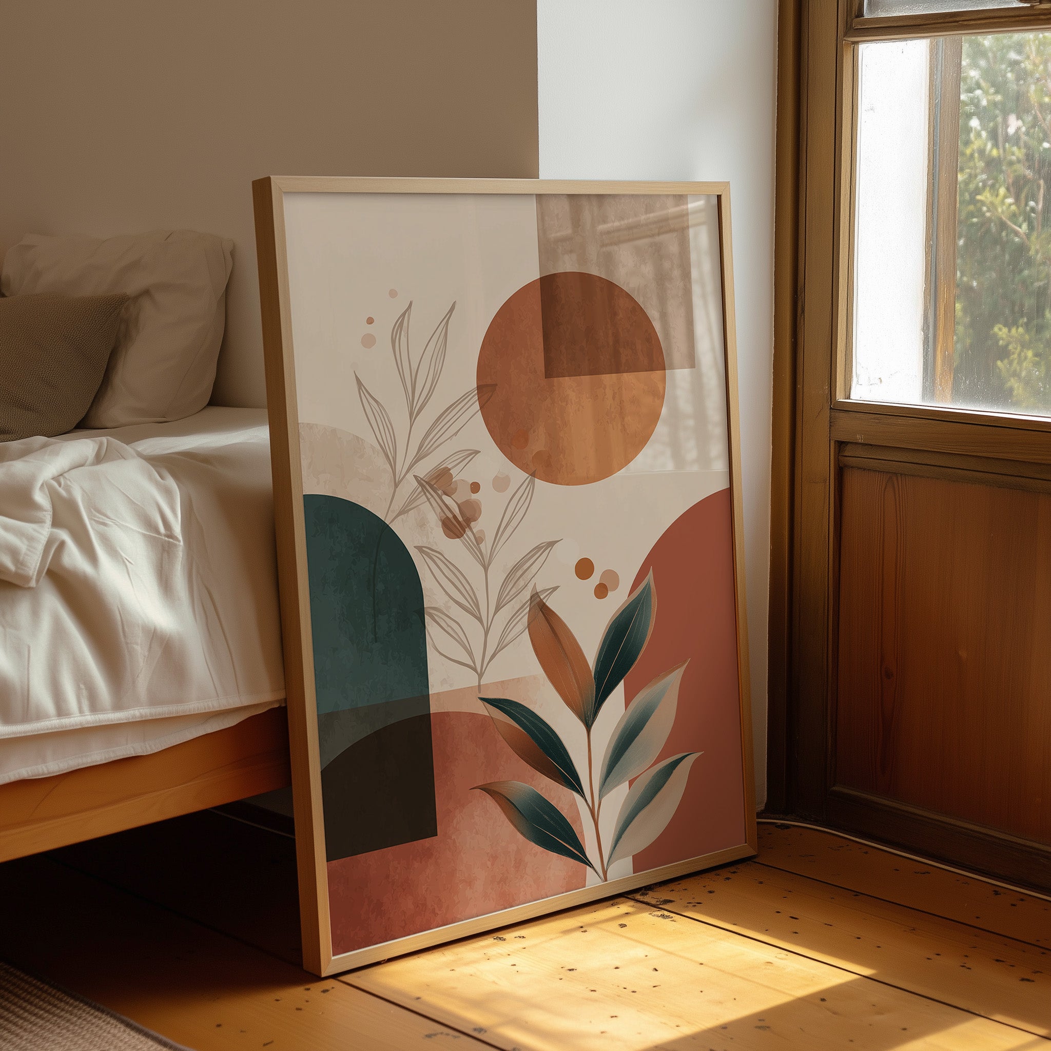 Terracotta Dreams in Abstract Harmony