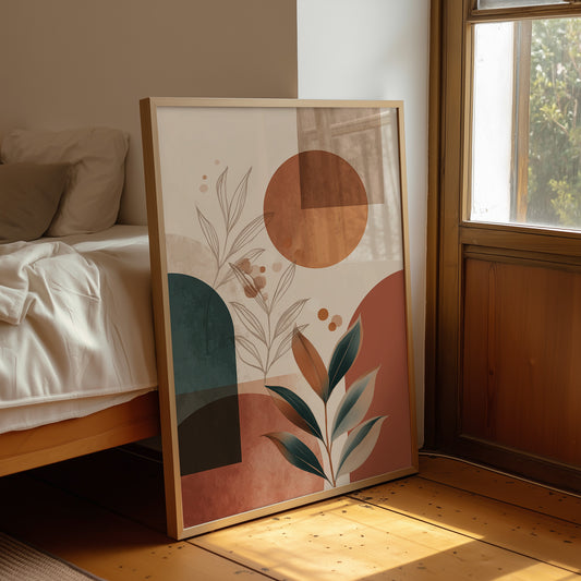 Terracotta Dreams in Abstract Harmony