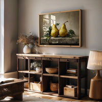 Golden Pears in Quiet Conversation