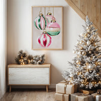 Pastel Ornaments Dancing in Light