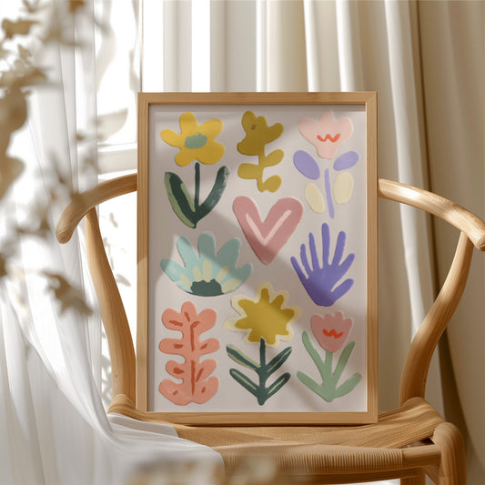 Playful Garden of Felt Dreams