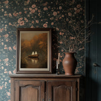 Ghostly Voyage Through Autumn Waters