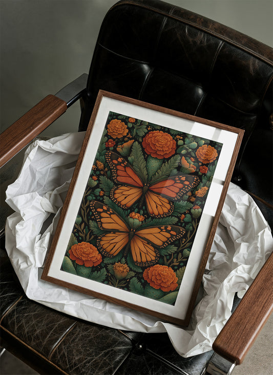Monarchs in Midnight Garden
