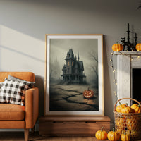 Lantern Watches Over Haunted Path