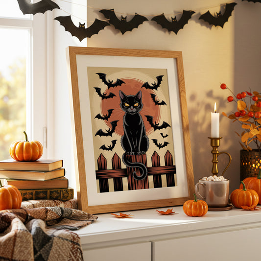 Midnight Keeper Of Autumn Moon