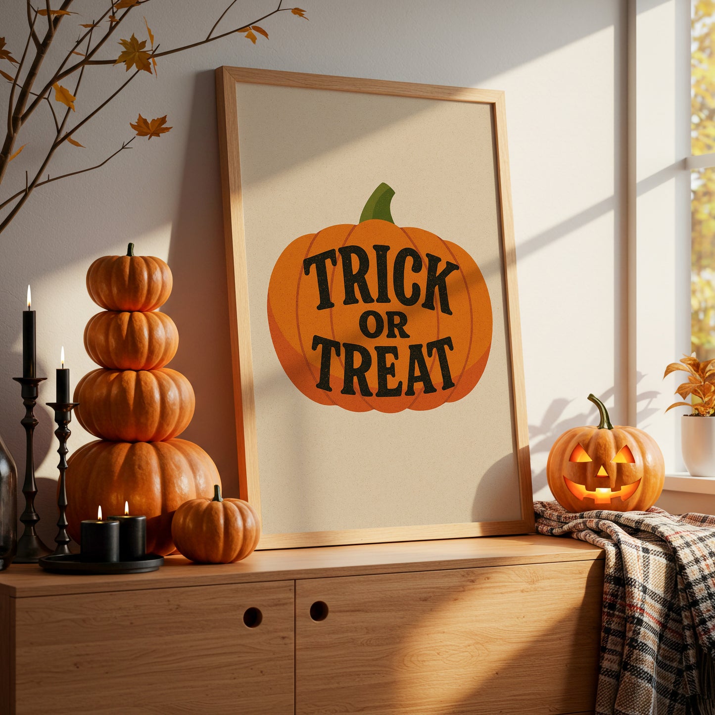 October Spells In Golden Light