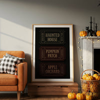 Autumn's Passage Through Vintage Tickets