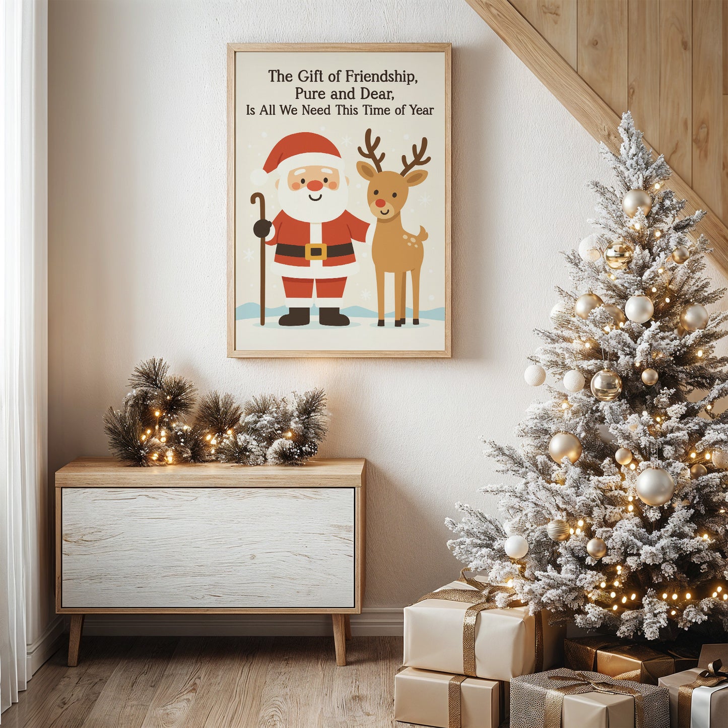Winter Companions Share Festive Joy