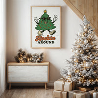 Festive Pine Struts With Joy