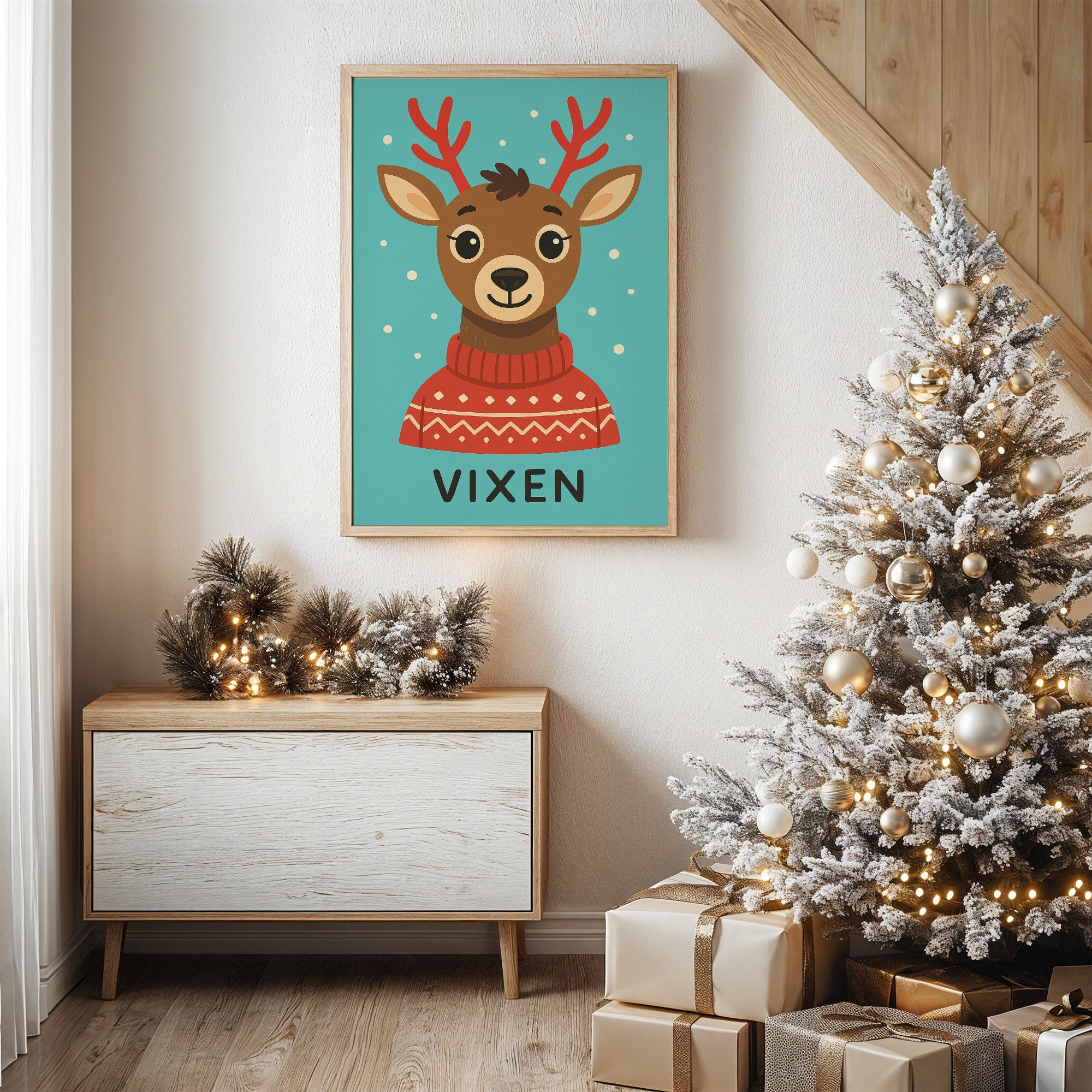 Vixen Wears Winter's Warmth