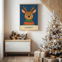 Reindeer Tales Under Frosted Lights