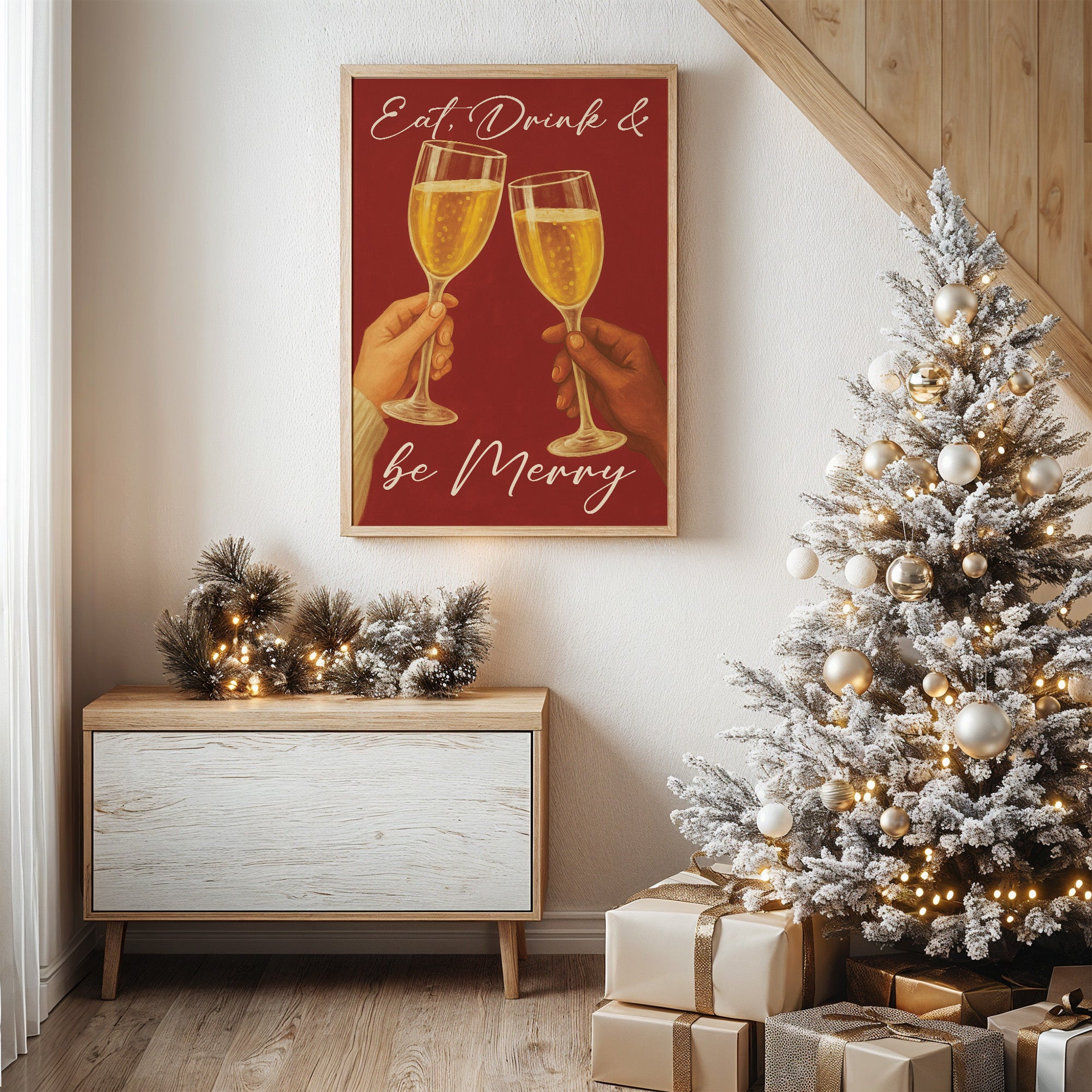 Crimson Toast To Simple Joys