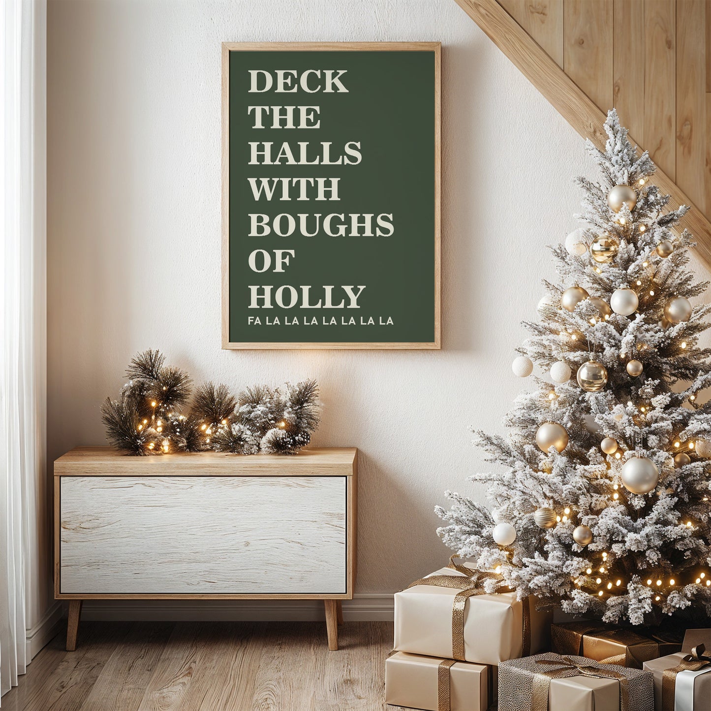 Yuletide Lyrics In Forest Green