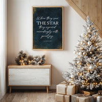 Starlit Words In Winter Glow