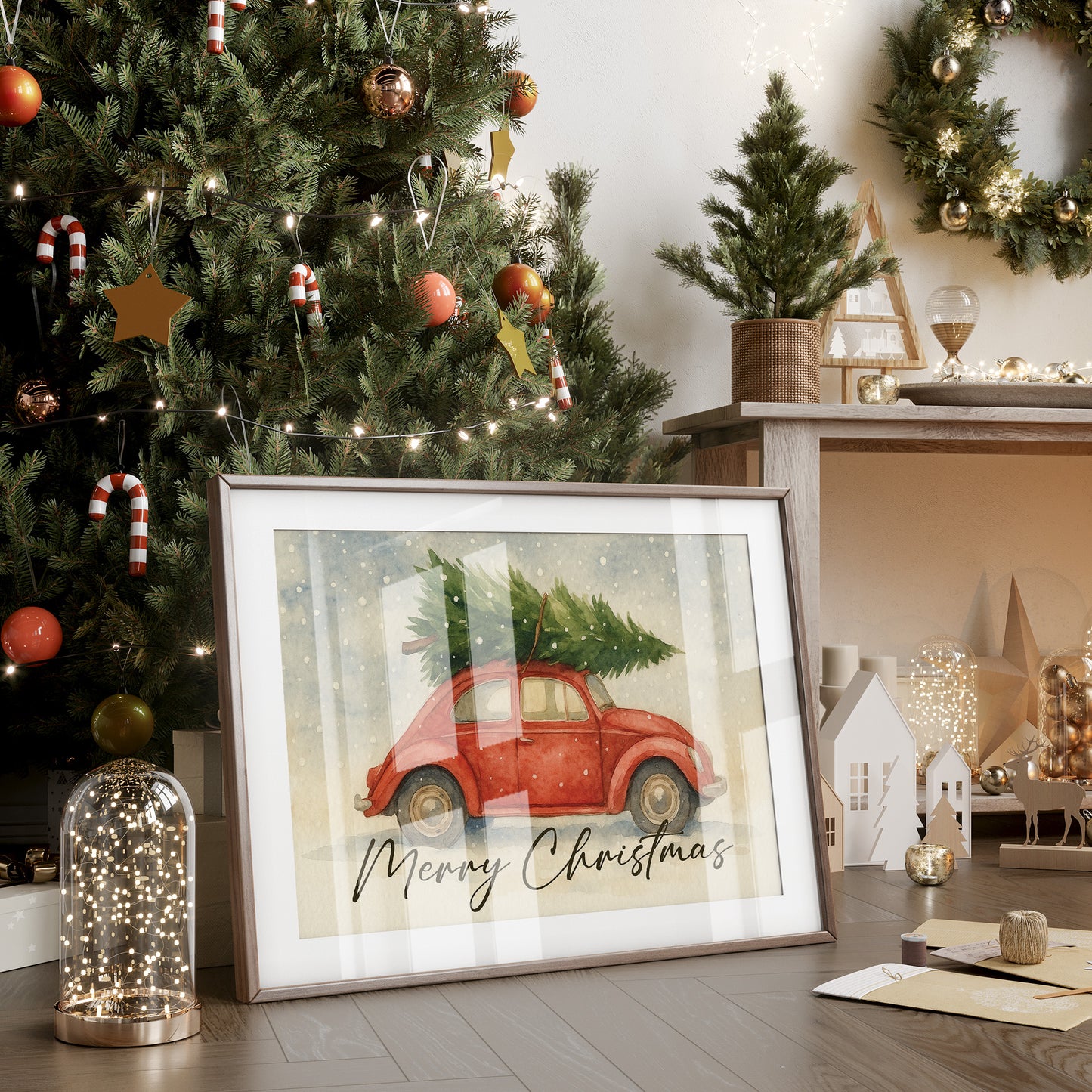 Little Red Carries Winter Joy
