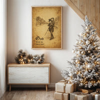 Victorian Streets At Christmas Time
