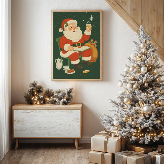 Jolly Old Saint Takes Pause