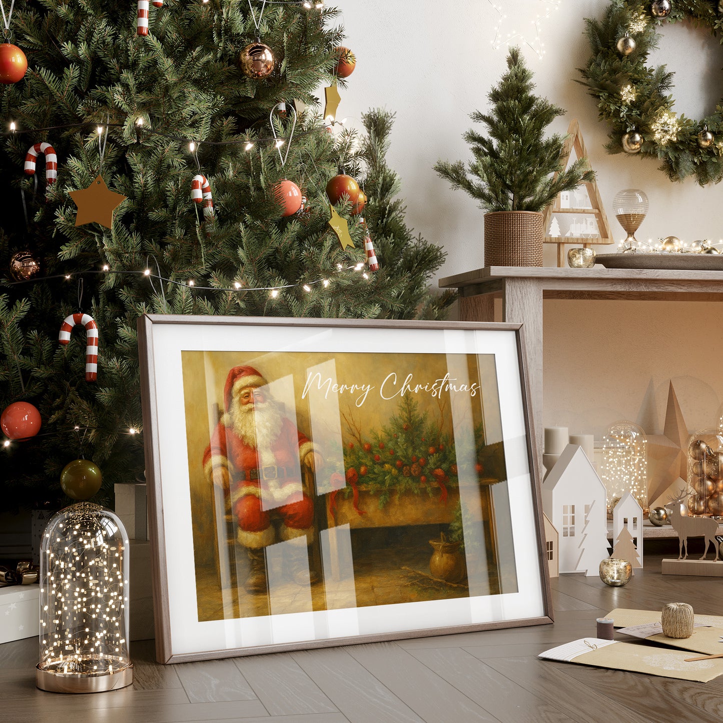 Vintage Cheer In Modern Sanctuary