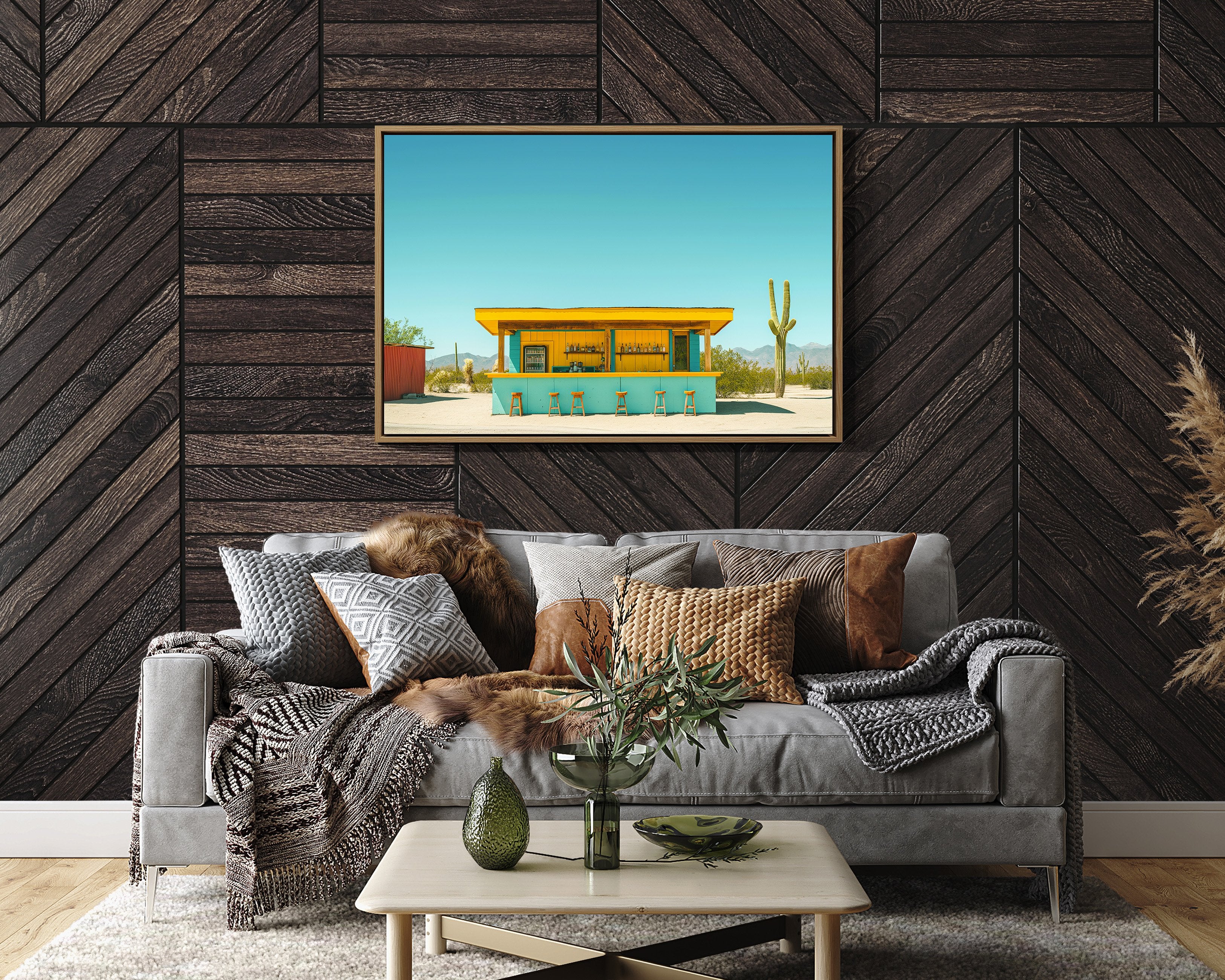 Turquoise Oasis Waits For Travelers