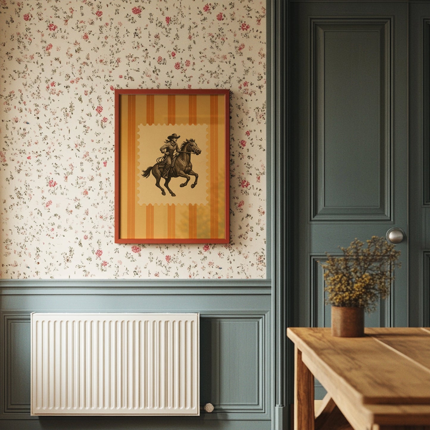 Frontier Spirit On Amber Stripes