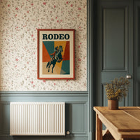 Bucking Bronco Through Color Fields