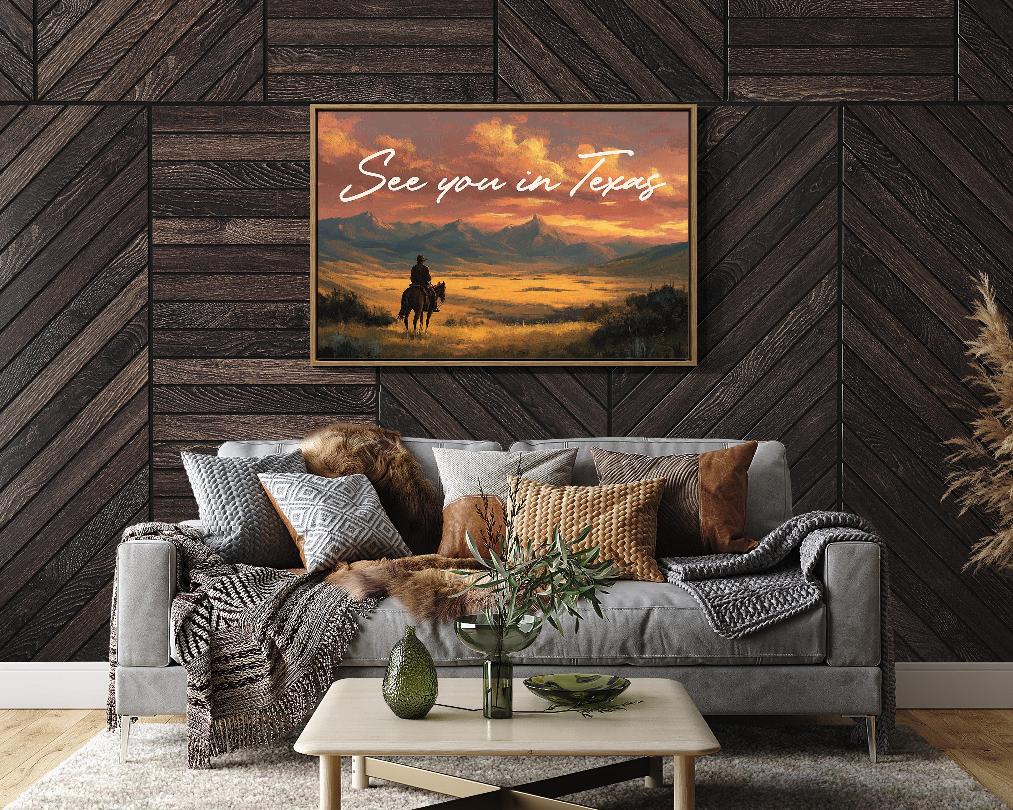 Lone Rider Faces Amber Horizon