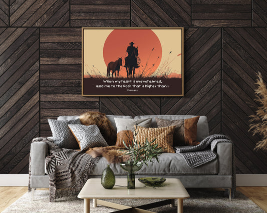 Faith Rides The Crimson Horizon