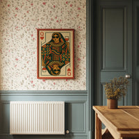 Modern Queen Sips Vintage Red