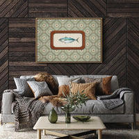 Coastal Memory In Leather Frame