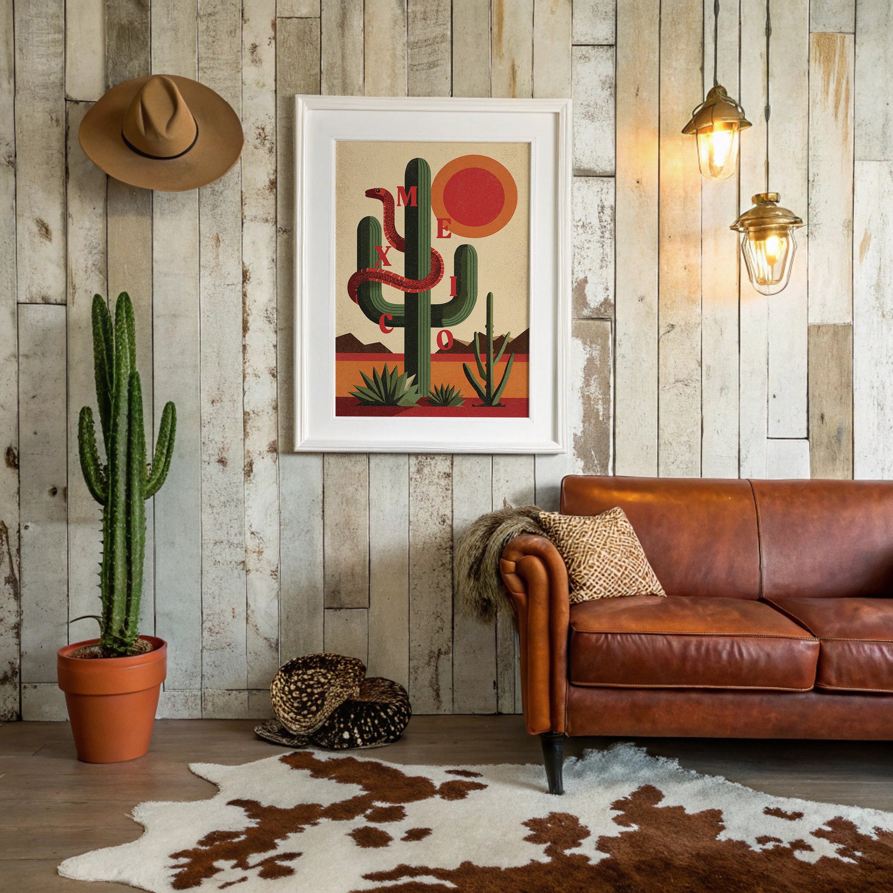 Serpent Dances Under Desert Sun