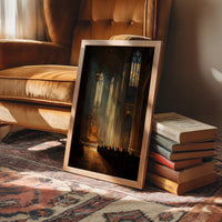 Sacred Light Bathes Ancient Prayers