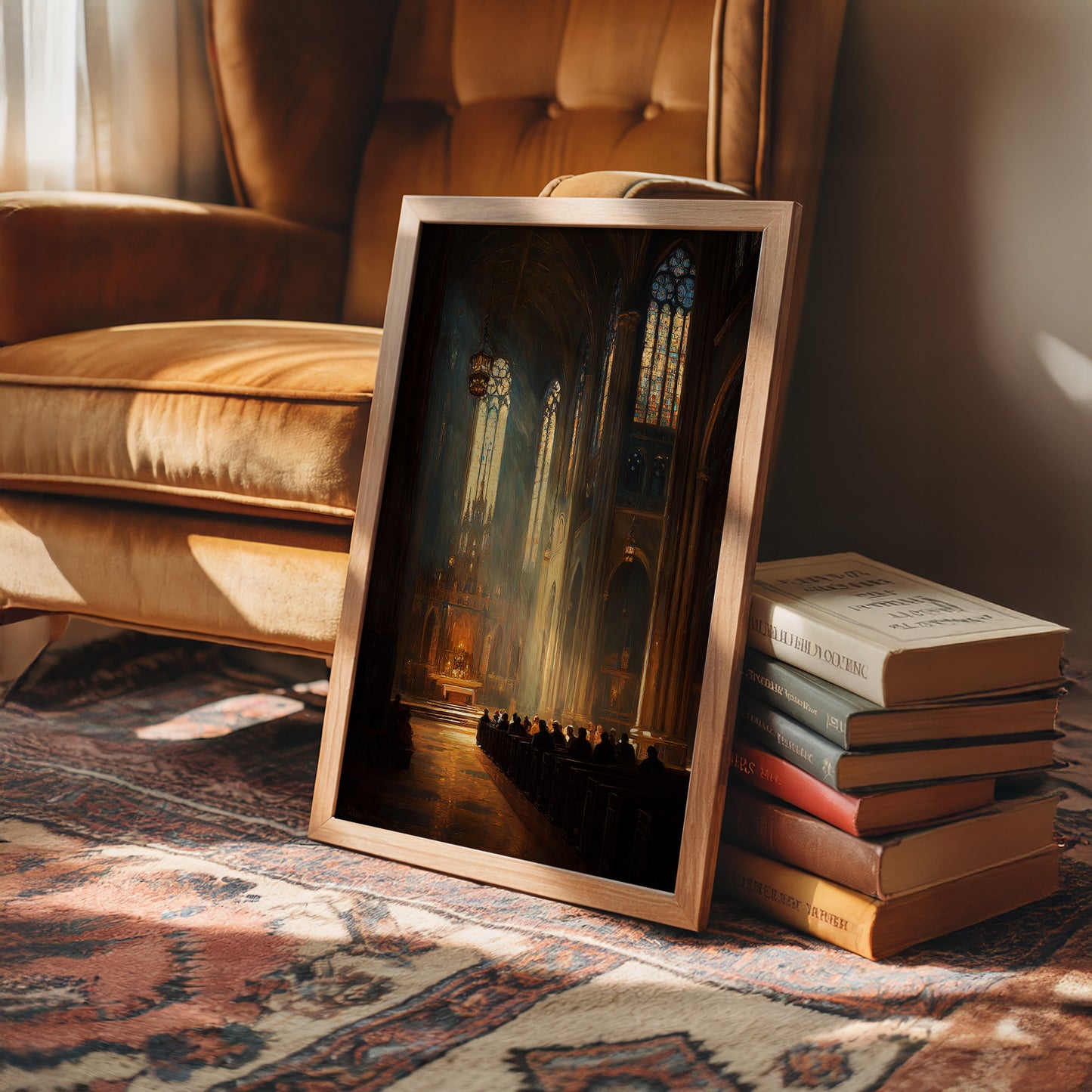 Sacred Light Bathes Ancient Prayers