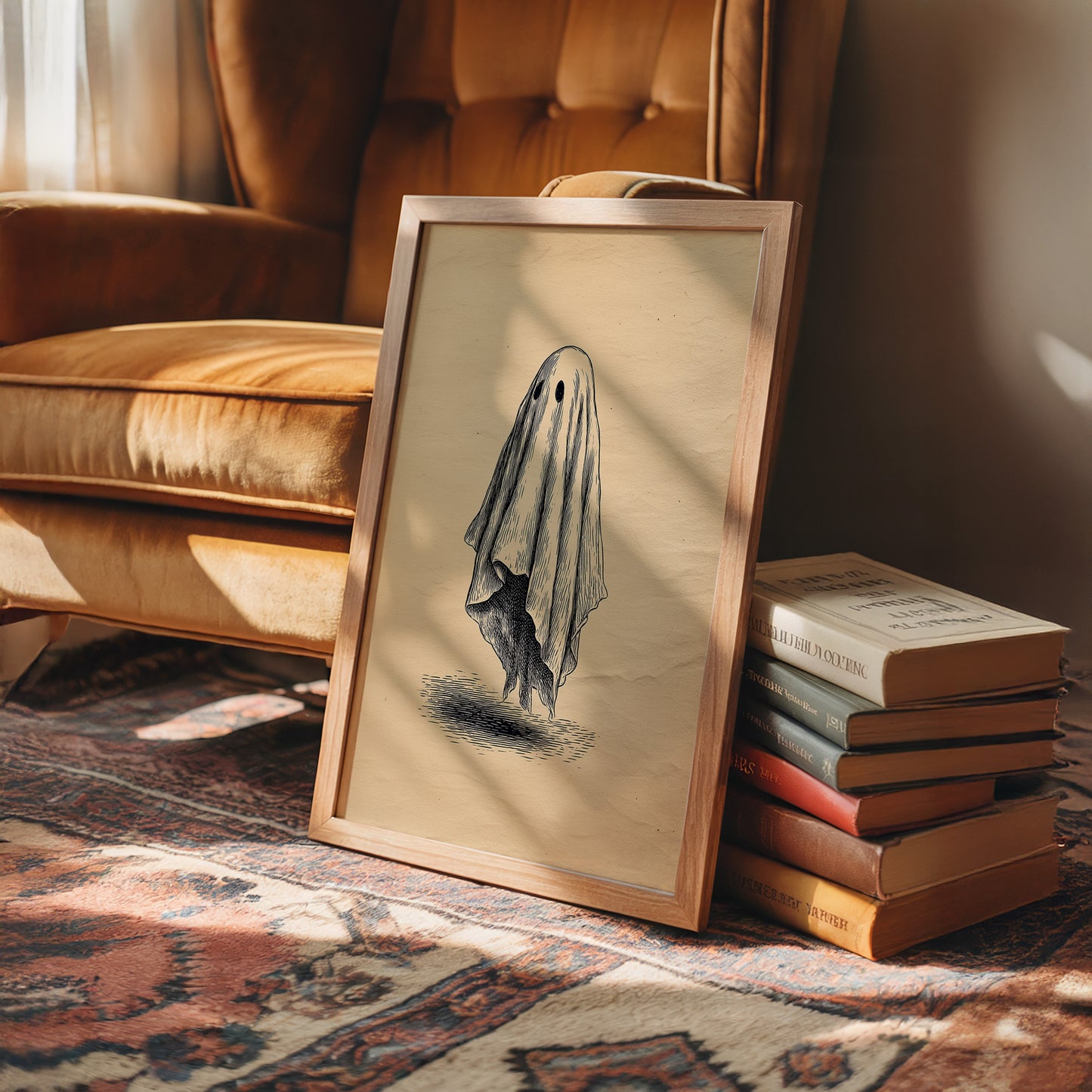 Haunted Lines On Vintage Paper