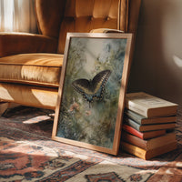 Midnight Wings Among Wild Blooms