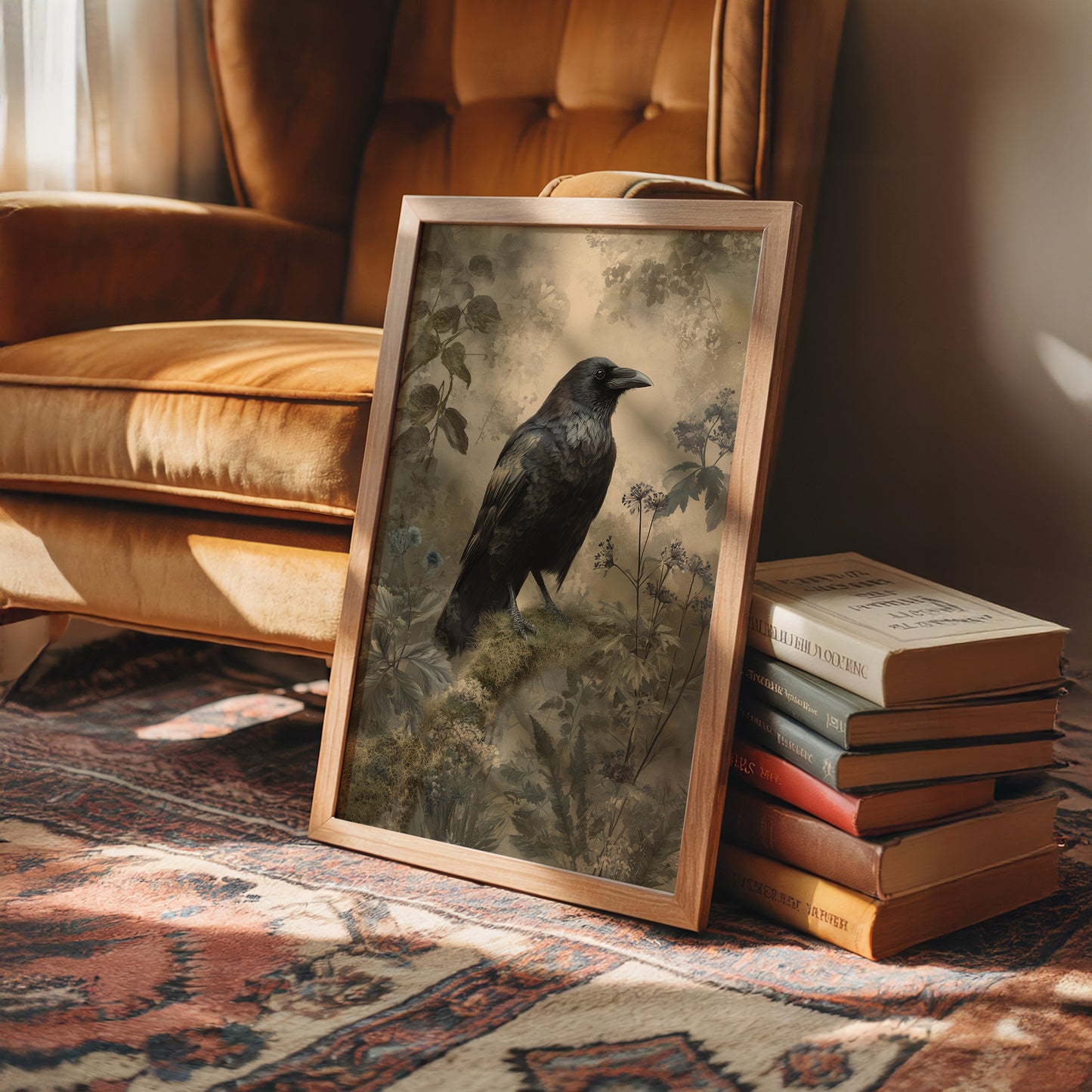 Raven's Perch Among Forgotten Flora