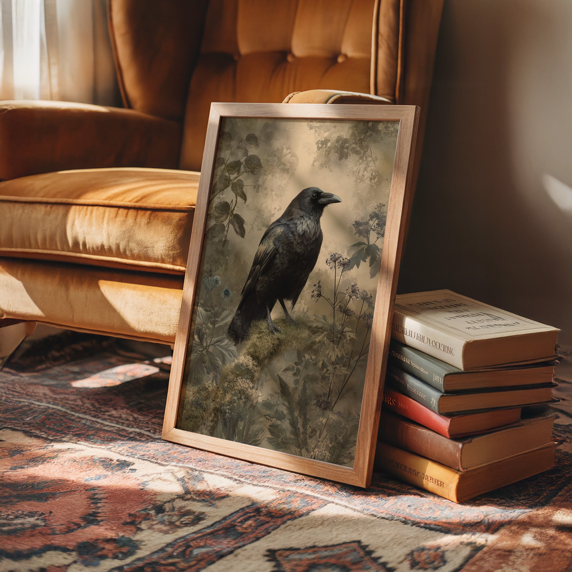 Raven's Perch Among Forgotten Flora