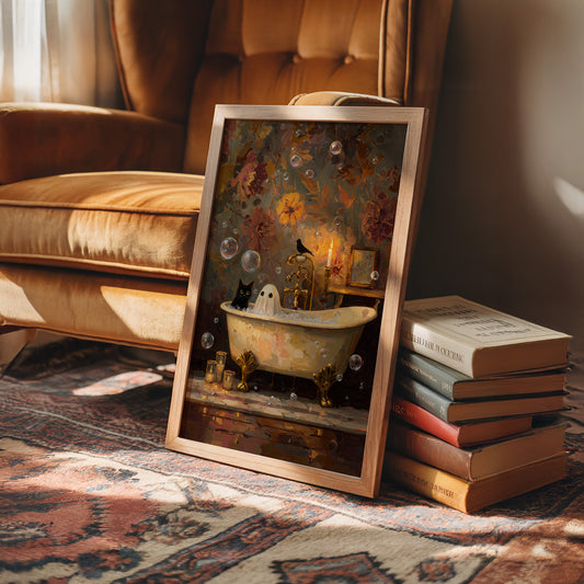 Midnight Soak With Spectral Friend