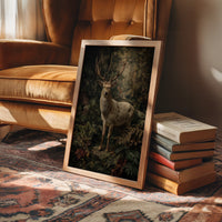 Noble Stag Among Ancient Ferns