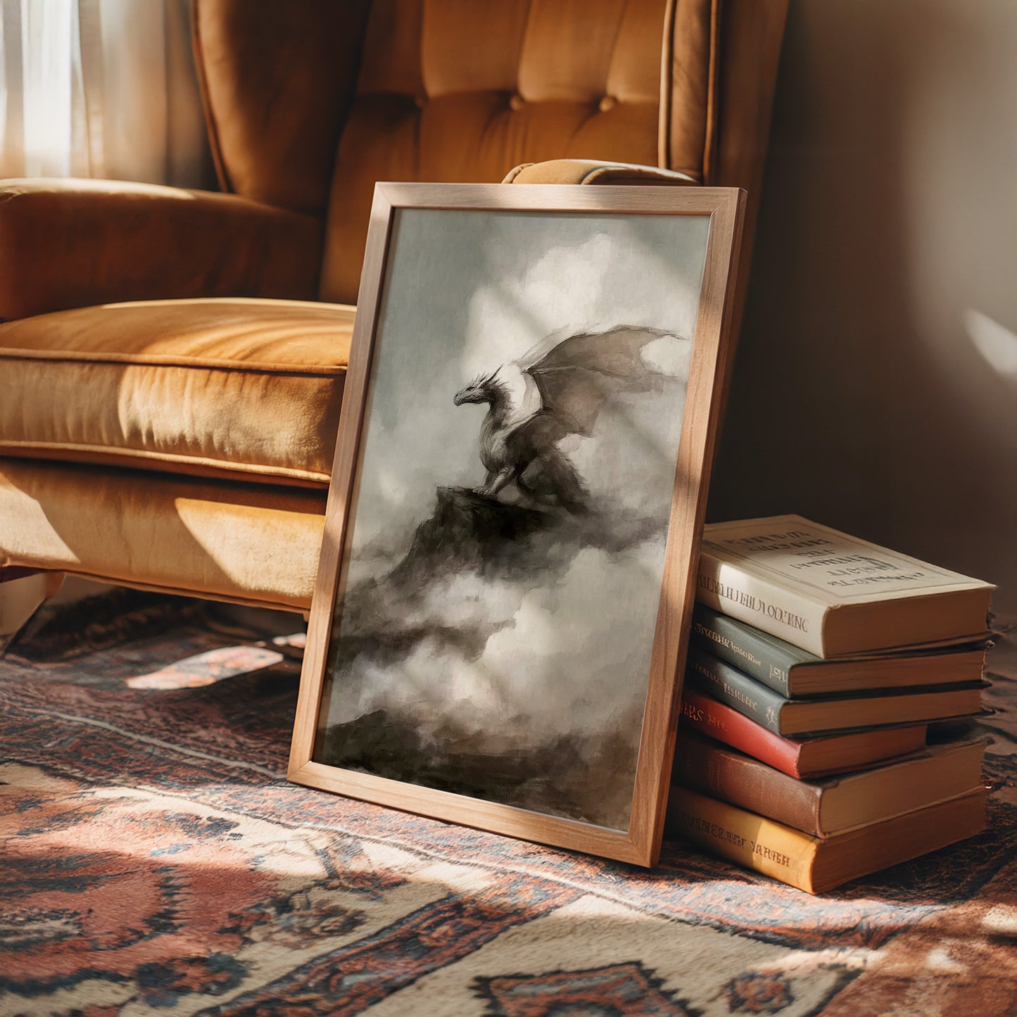Perched Between Mist And Stone