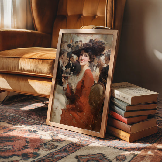 Scarlet Toast Among Society Figures